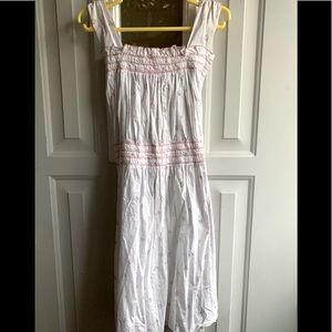 Vintage pindot and flower dress